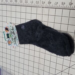 Earth Therapeutics Aloe Vera Socks – Infused with Natural Aloe Vera - Black Sock